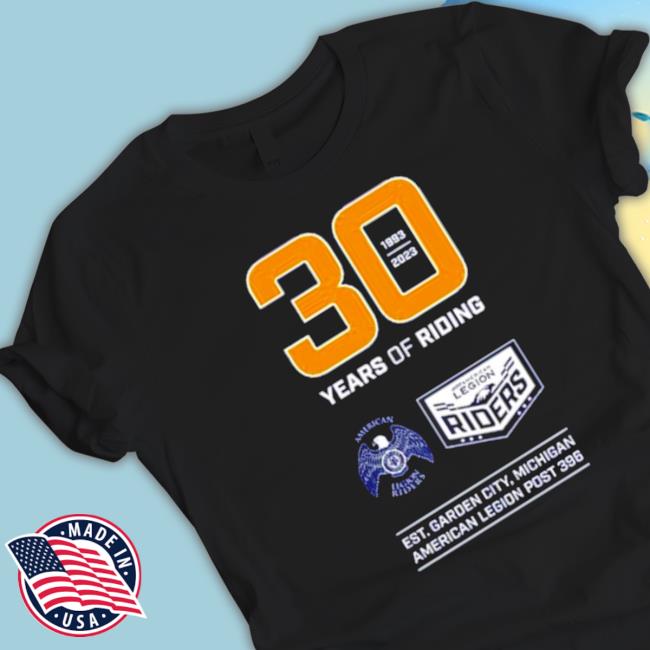30 Years Of Riding American Legion Riders shirt, hoodie, tank top, sweater and long sleeve t-shirt 30 Years Of Riding American Legion Riders shirt
