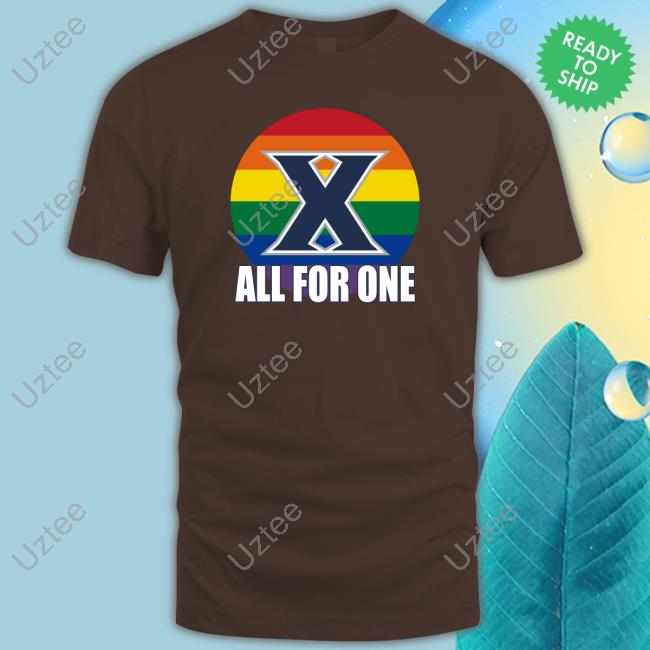 Xavier Women's Basketball All For One Hoodie Official Xavier Women's Basketball All For One Hoodie