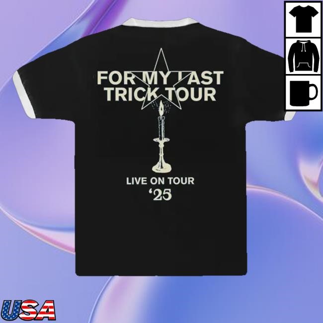 Official Halsey Music Shop Merch Candle Lit Ringer Sweatshirt