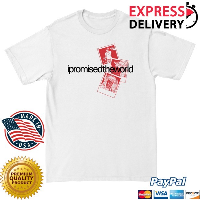 Trending I Promised The World Merch Polaroids White T-Shirt, Hoodie, Tank Top, Sweater And Long Sleeve T-Shirt