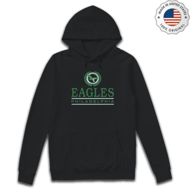 Homage Philadelphia Eagles Crest Hoodie Homage Philadelphia Eagles Crest Hooded Sweatshirt