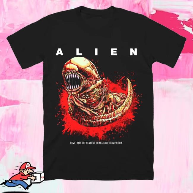 Cavitycolors Store Alien Chestburster Tee