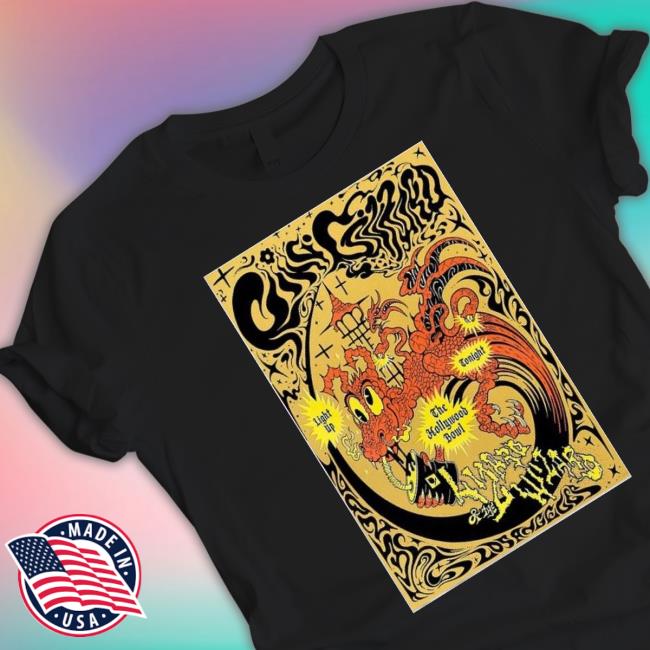Official King Gizzard & The Lizard Wizard Hollywood Bowl, Los Angeles, Ca June 21, 2023 Poster Shirt