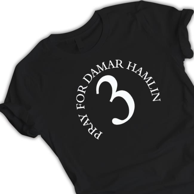 Official Pray For Damar Hamlin 3 Hooded Sweatshirt