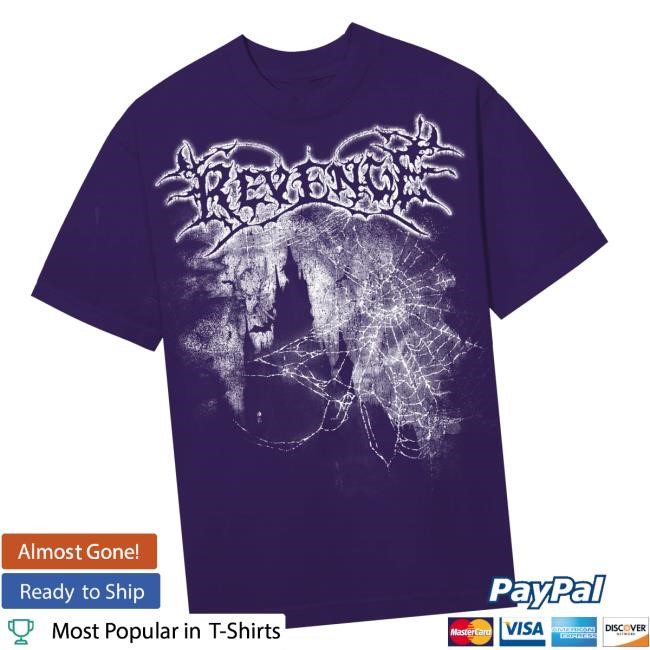 Revenge Official Merch Castle Hoodie Purple