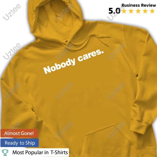 Hank Lockwood Derrick White Wearing Nobody Cares Tee