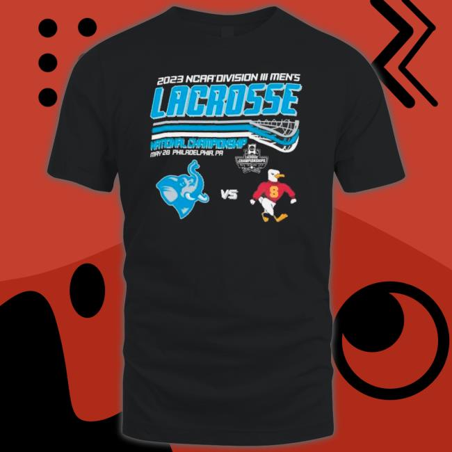Salisbury Vs Tufts 2023 Division Iii Men’S Lacrosse National Championship Matchup Shirt