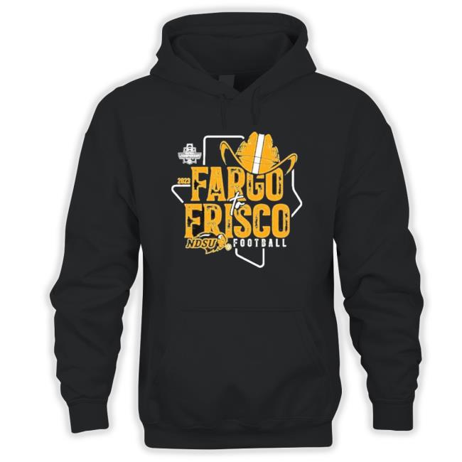 Ndsu Football 2023 Fargo To Frisco Hooded Sweatshirt