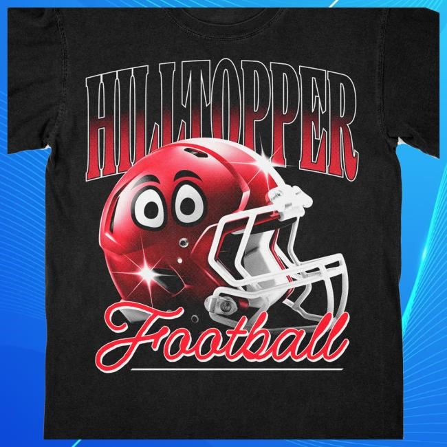 Wku Nil Merch Shop Exclusive Release Big Red Helmet Black Tee