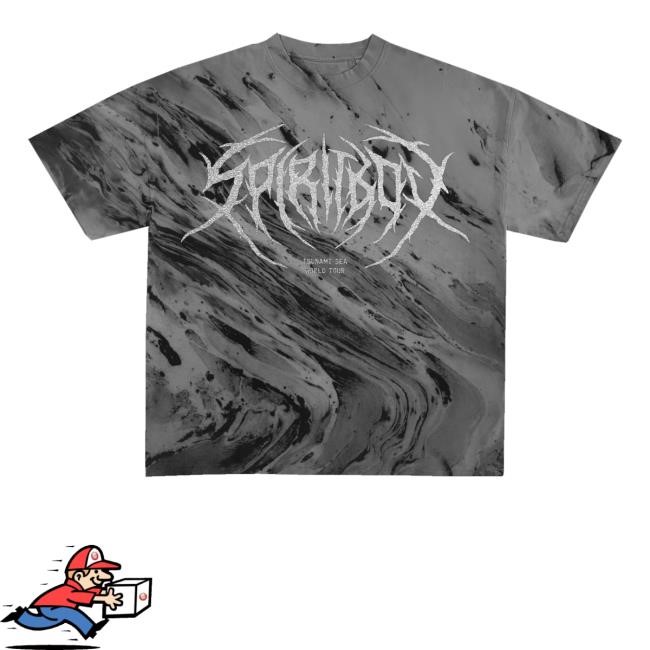 Official Death Metal Logo Silver Glitter Print Marble Tie Dye Classic Shirt