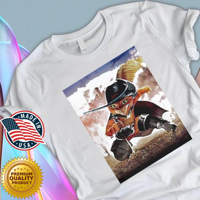 Official Puss In Boots The Last Wish Movie Poster Hooded Sweatshirt