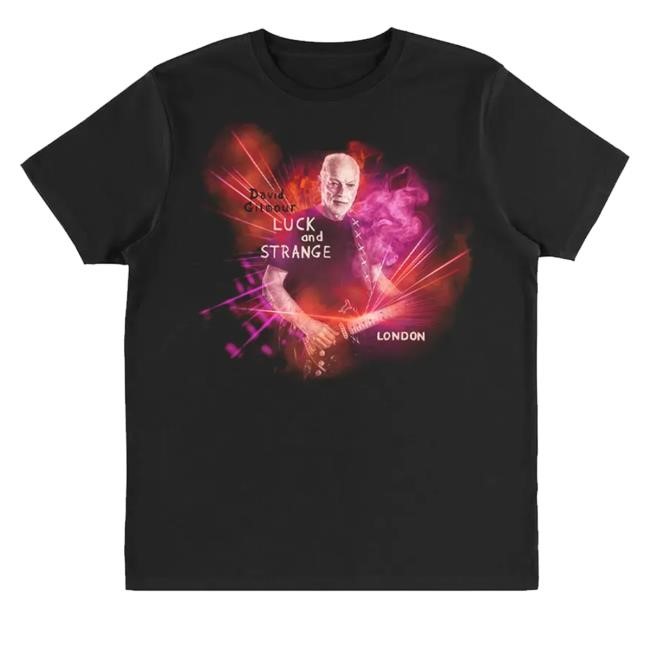 David Gilmour London Event Hooded Sweatshirt David Gilmour Merch Shop Official David Gilmour London Event Tee