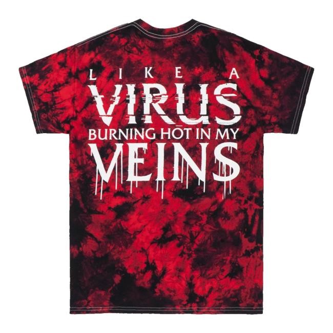 All That Remains Merch Shop Store Official Like A Virus Dye Sweatshirt
