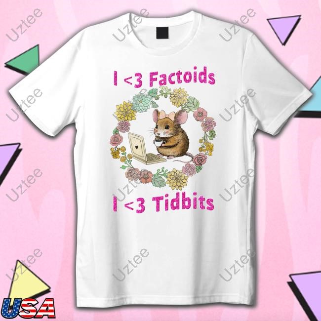 Jmcgg I Love Factoids I Love Tidbits Hoodie Sweatshirt