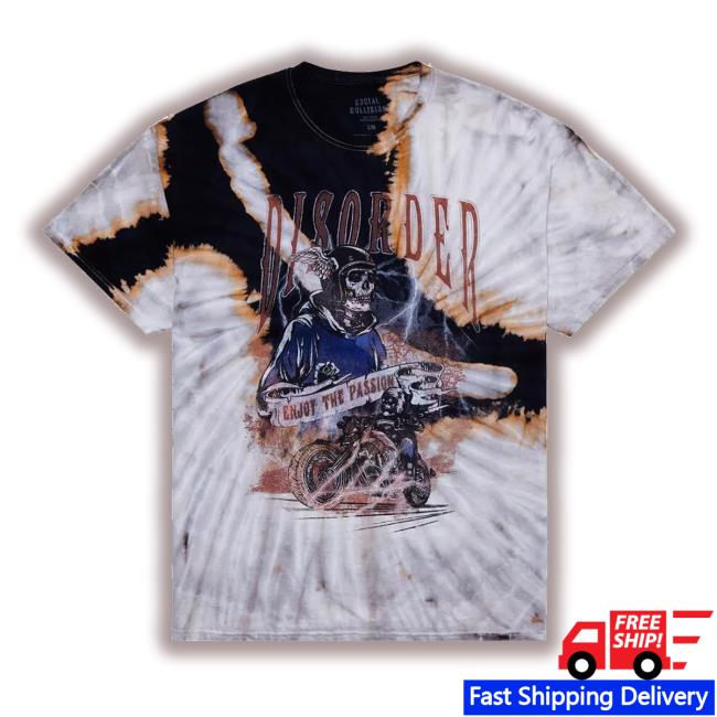Social Collision Disorder Tie-Dye Oversized Tees