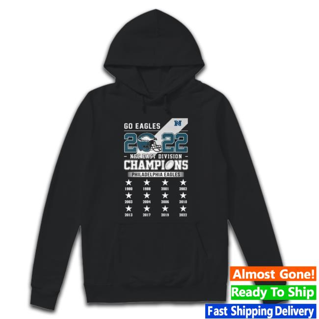 Go Eagles 2022 Nfc East Division Champions Long Sleeve Shirt