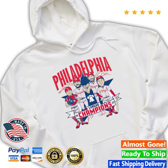 Philadelphia Phillies 2022 League Champions Caricature Shirts