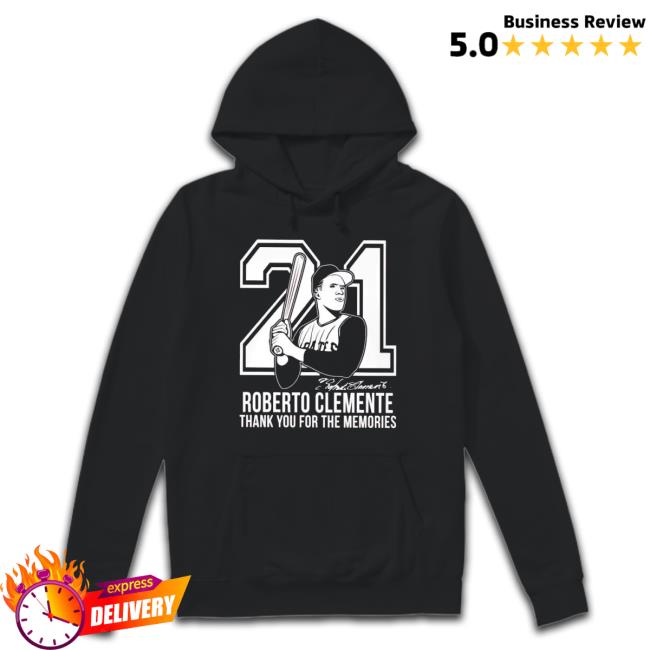 Roberto Clemente Thank You For The Memories Signature shirt