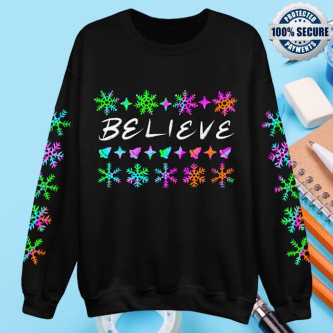 Official Merch Bar Cher Believe Snowflake Popover Hoodie MerchBar