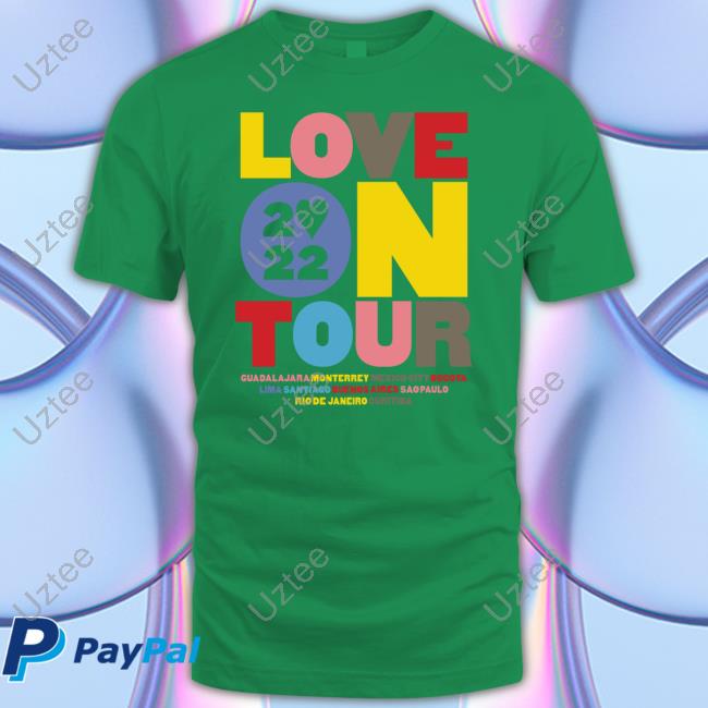Love On Tour Guadalajara Monterrey Mexico City Bogota Lima Santiago Buenos Aires Sao Paulo Rio De Janeiro Curitiba Sweatshirt Hsd Love On Tour