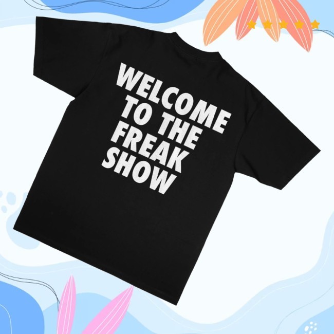 Official G-Eazy Merch Welcome Freak Show Statement Black Tee