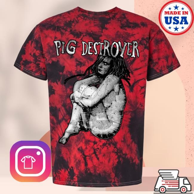 Official Night Shift Merch Pig Destroyer Terrifyer Tie Dye Shirts