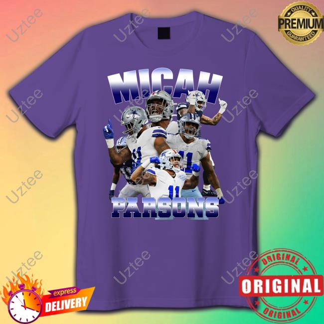 Trevon Diggs Wearing Dallas Cowboys Micah Parsons Shirt