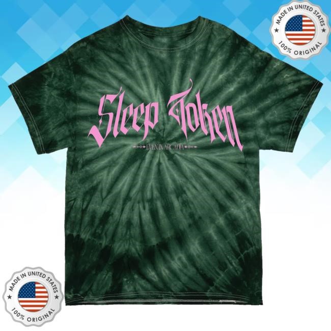 Official Merch Jungle Sleep Token Eia Tie Dye Zip Hoodie Dark Green & Black Trending Merch Jungle Sleep Token Eia Tie Dye Tee Shirt Dark Green & Black