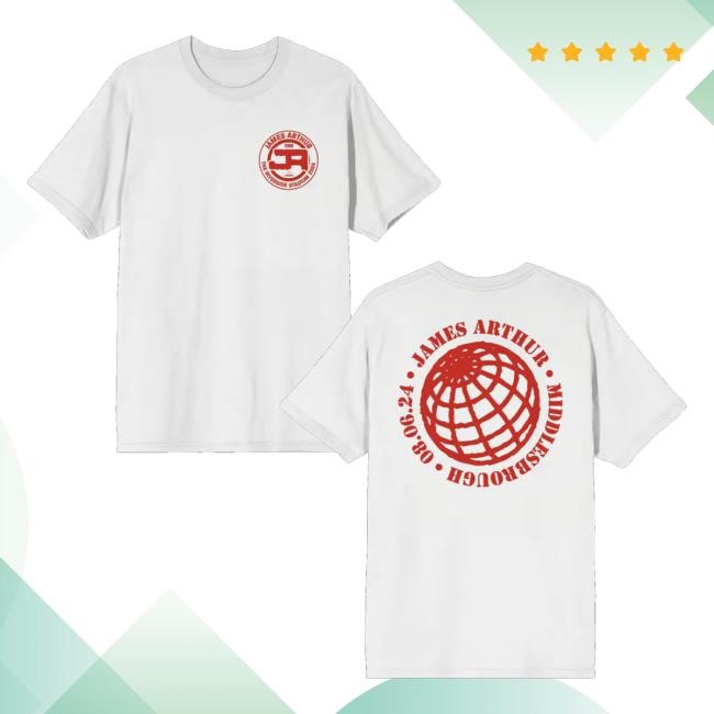 James Arthur Official Store Bitter Sweet Love Homecoming White Long Sleeve Shirt