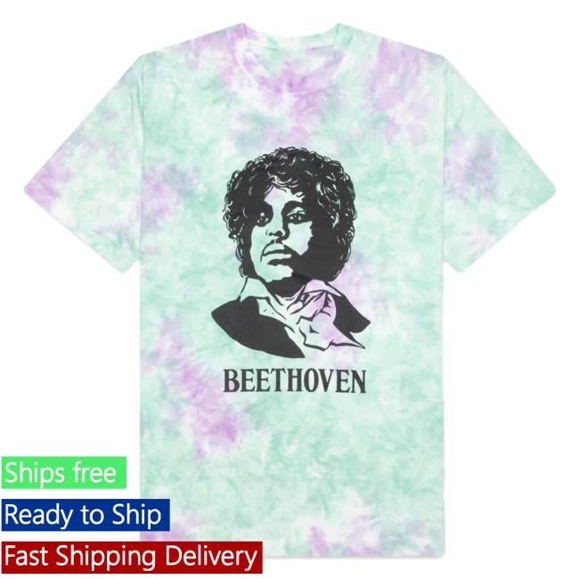 Official Feature Merch Store Shop Real Bad Man Beethoven S/S Popover Shirt - Green Tie Dye Feature Apparel Clothing