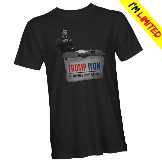 Official Crowder Shop Merch Trump Won Hooded Sweatshirt Official Crowder Shop Merch Trump Won Hoodie