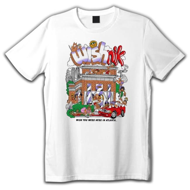 Official Wish Atlanta Mech Wishnik Wish You Were Here In Atlanta Hoodie
