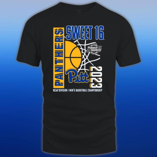 Pitt Panthers 2023 Ncaa Men’s Basketball Tournament March Madness Sweet 16 Shirt