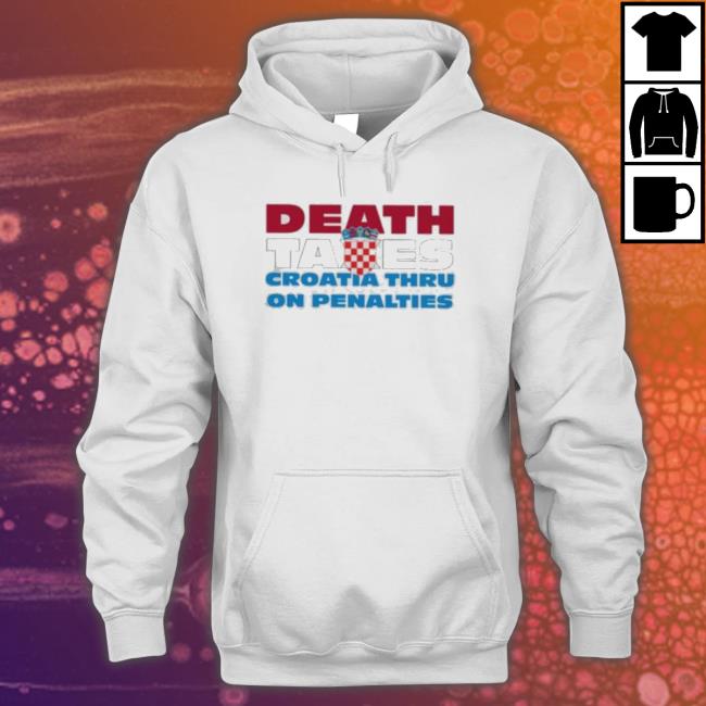 Sam’S Army Merch Death Taxes Croatia Thru On Penalties Long Sleeve Shirt