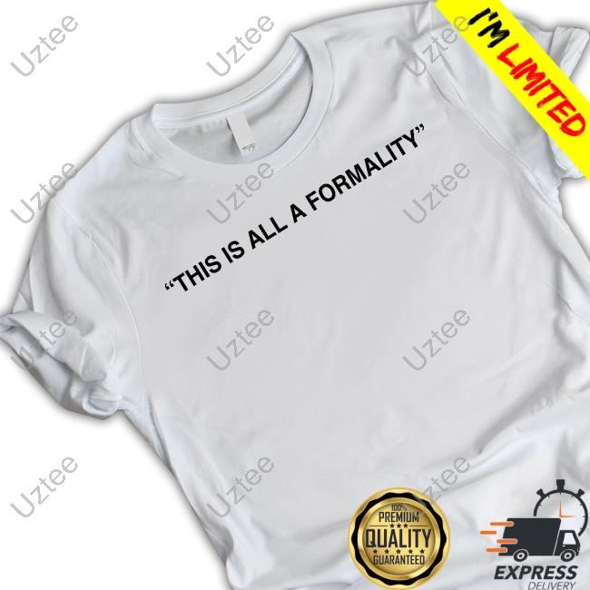 Trevor Noah Wearing This Is All A Formality Hoodie
