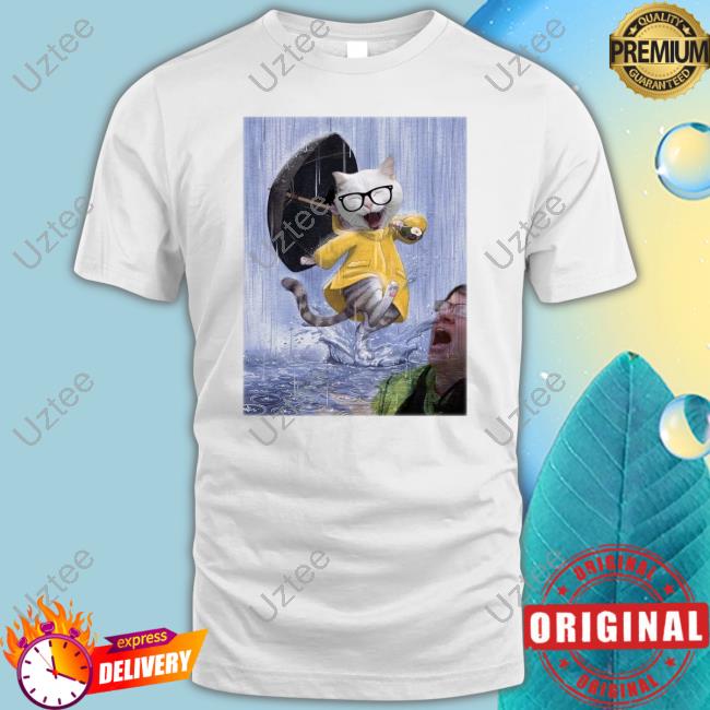 Elonmusk Catturd Holding An Umbrella The Rain Tee Shirt