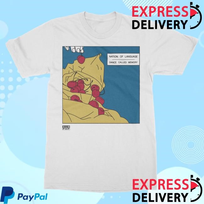 Trending Sub Pop Mega Mart Merch Nation Of Language Dance Called Memory White Tee