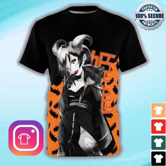 Oni-Hime B&W - Halloween Edition Unisex Aop Cut & Sew 3D Shirt