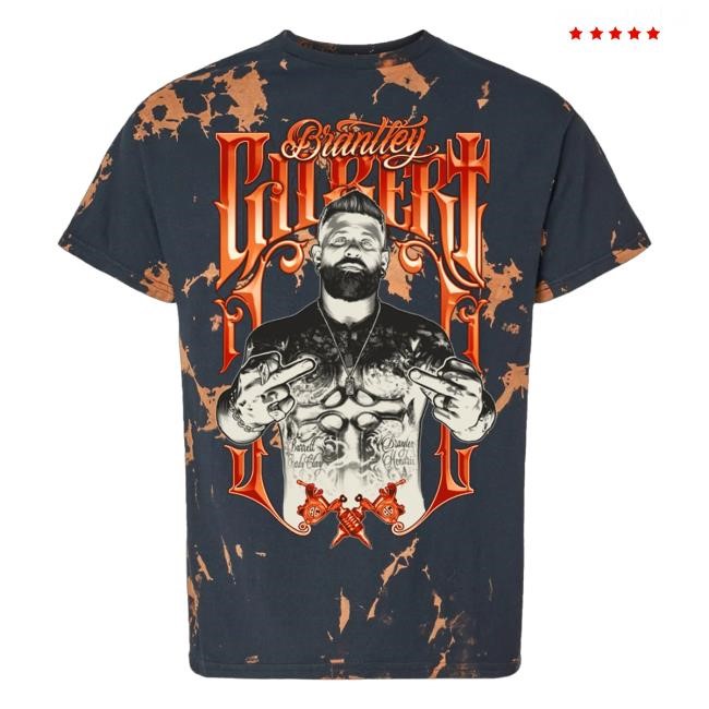 Frame Tattoos Bleach Wash T Shirt