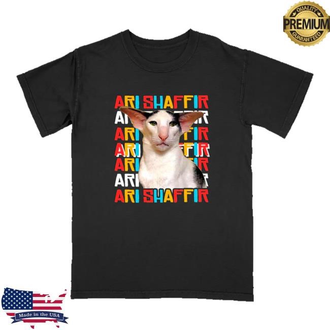 Official Ari Shaffir Merch Store Ari Tour Cat Black Hooded Sweatshirt