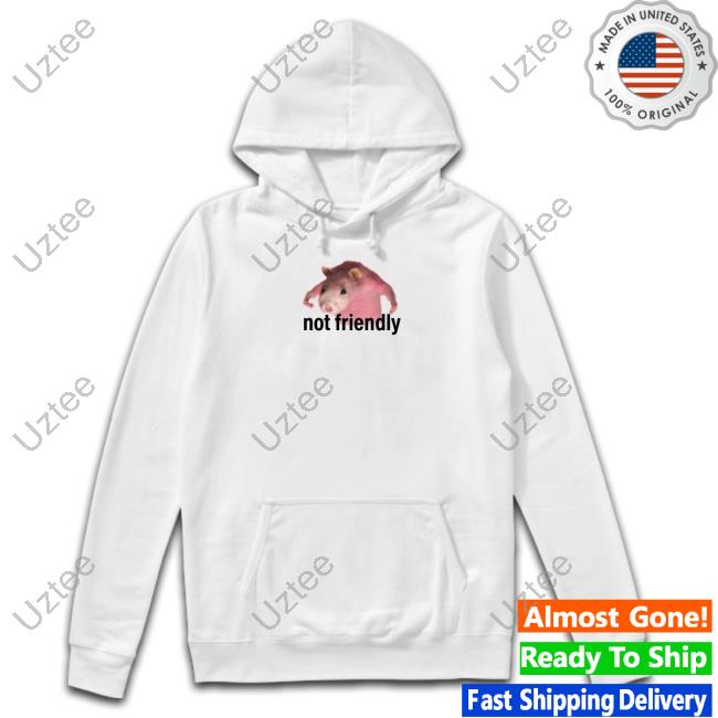 Hamster Mouse Not Friendly Hoodie