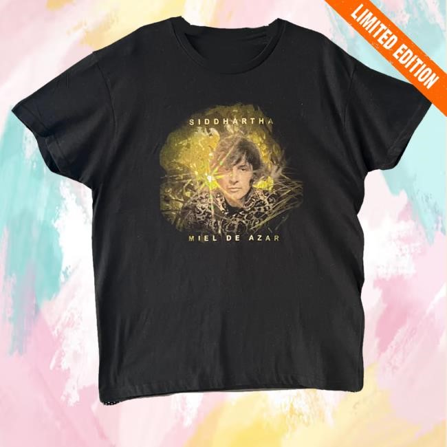 Official Siddhartha Índigo Playera Miel Negra T Shirt