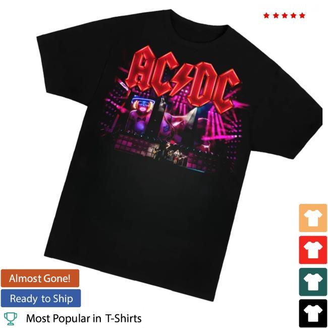Ac/Dc Webstore Exclusive Rosie Live In Europe Tee Shirt