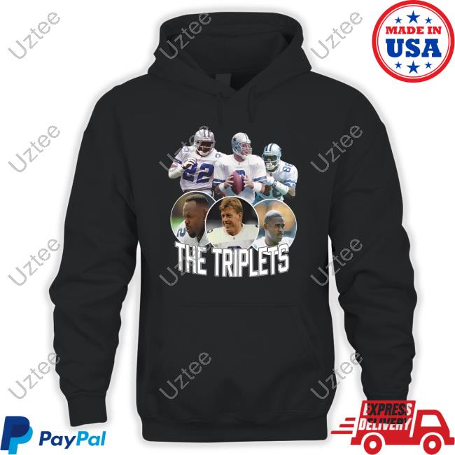 The Triplets Emmitt Smith Troy Aikman And Michael Irvin Shirts