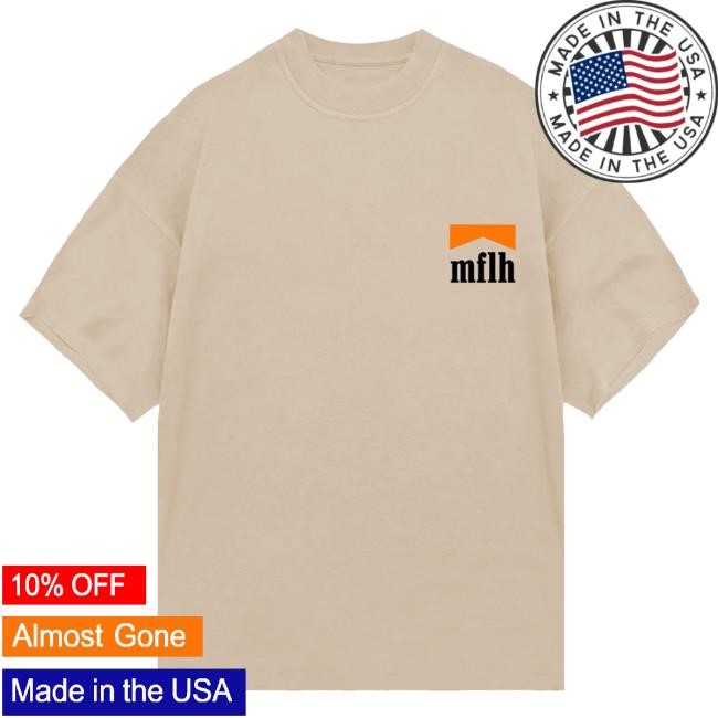 Mflh Gear Merch No Smoke Ranch Edition Taupe And Apricot Tee Shirt