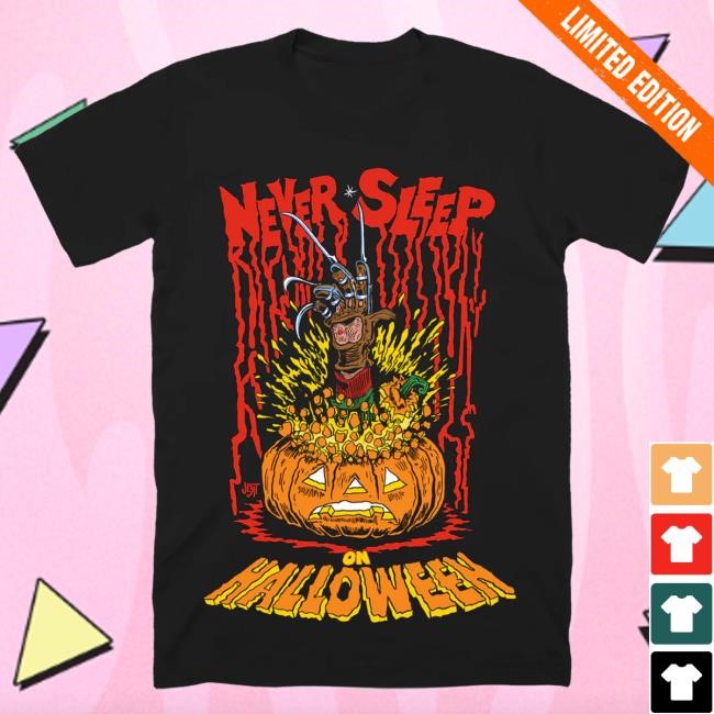Cavitycolors Never Sleep On Halloween Shirt