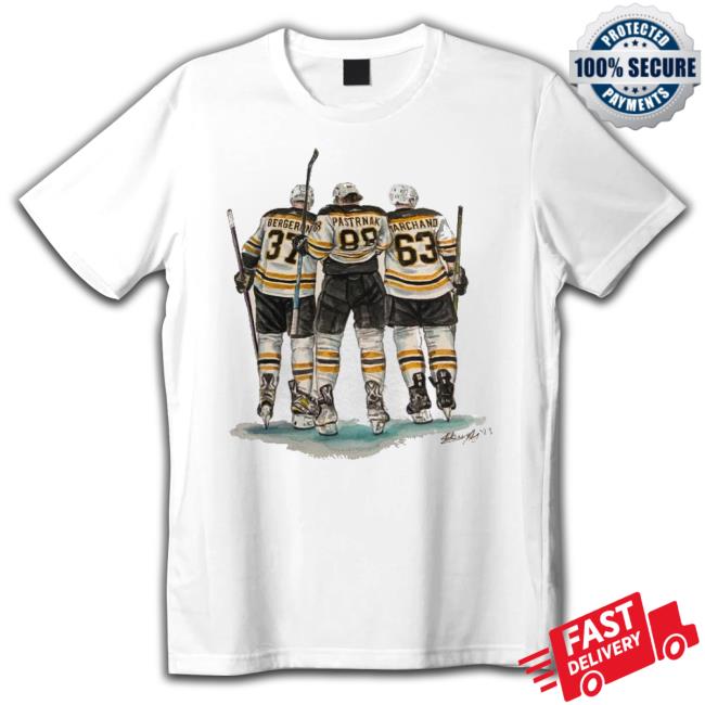 Bergeron, Pastrnak & Marchand Boston Bruins Signature Shirt