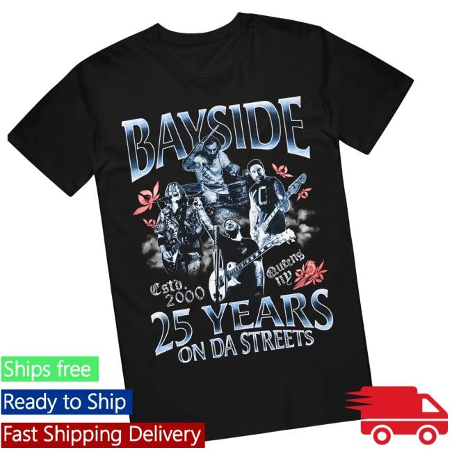 Bayside Merch Store Bootleg Black Hoodie