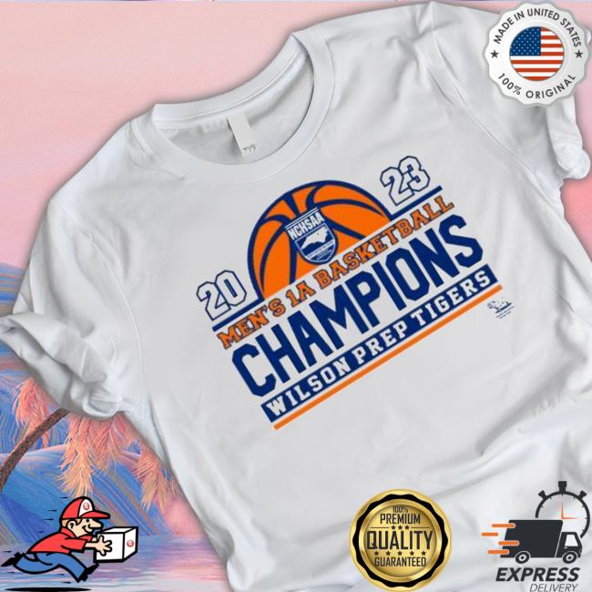 2023 Men’s 1A Basketball Champions Wilson Prep Tigers shirt