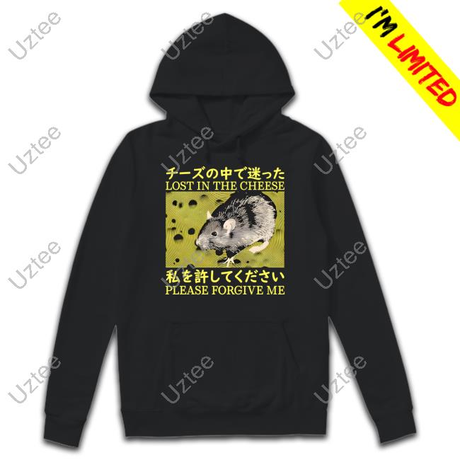 Japanese English Lost In The Cheese Please Forgive Me T-Shirt